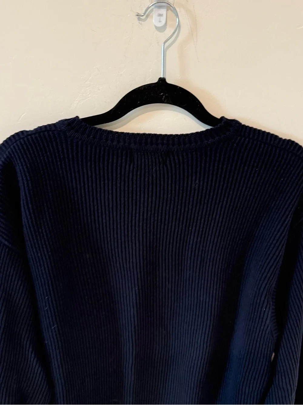 Woolrich ribbed navy